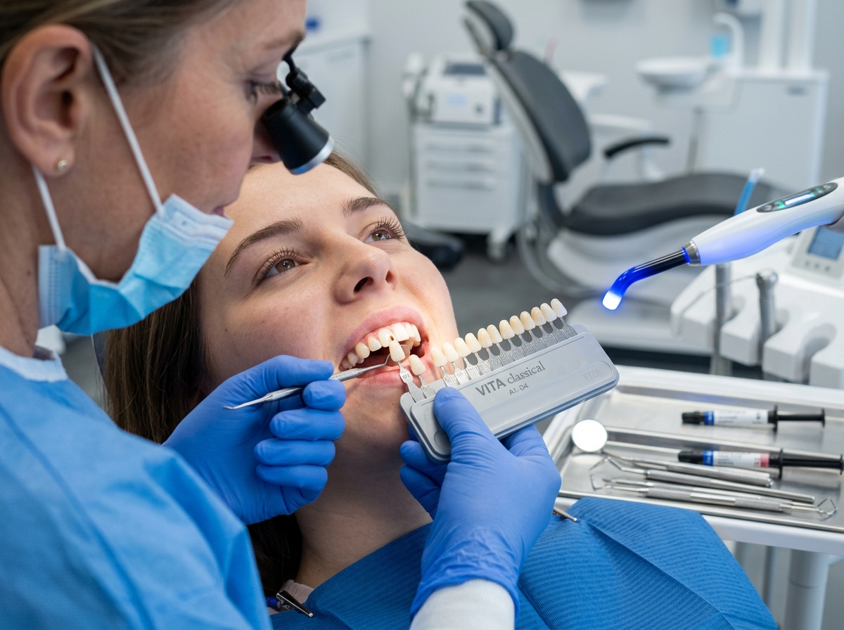 Tooth-Coloured White Fillings
